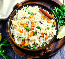 Mix vegetables rice