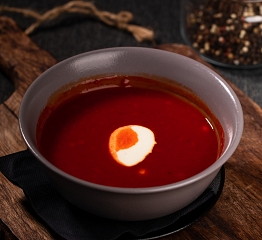Tomato and corn soup