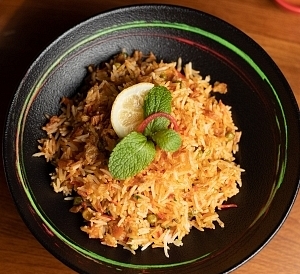 Biryani sa račićima